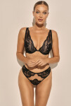 Kinga PU-1143 Aurie push-up podprsenka černo-béžová 70B