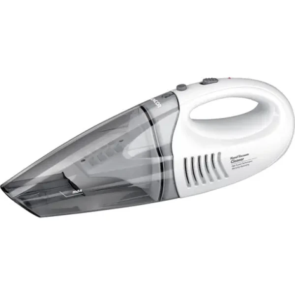 Sencor SVC 190W biela / Ručný Aku vysávač / 45 W / 80 dB / nádoba 0.5l / výdrž až 15 min (8590669085156)