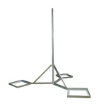 OEM Trojnožka 1,2 m / Anténny stojan / rúrka 48 mm / výška 1200 mm / galvanický zinok (PT12D50)