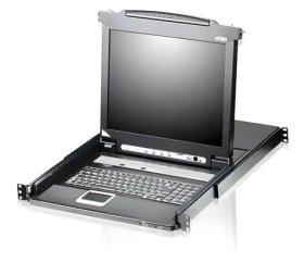 Aten LCD KVMP Switch 8- Port čierna / KVM switch / 19" LCD / USB + PS/2 / 1920×1200 / 1U rack (CL5708N-ATA-2XK06A1G)