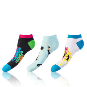 Nízké ponožky unisex páry INSHOE SOCKS 3x modrá model 17624470 Bellinda Velikost: