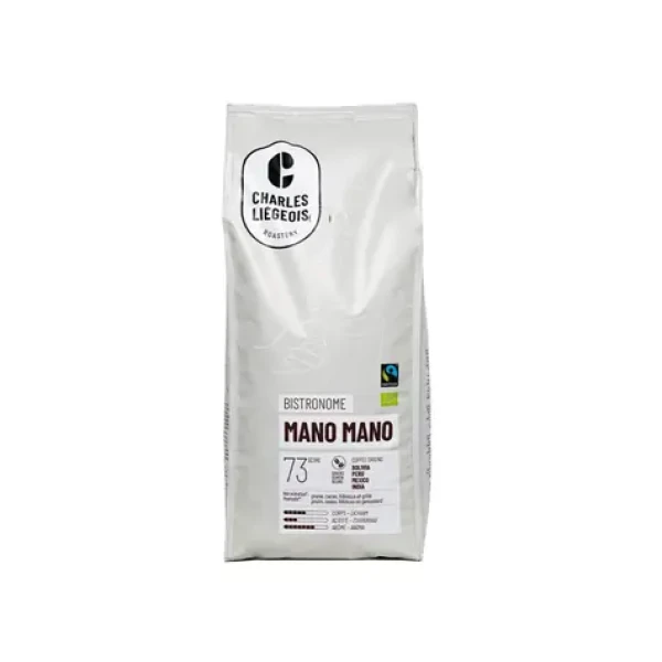 Charles Liégeois Mano Mano 1 kg / Zrnková káva / zmes Arabica Robusta (5411651100820)