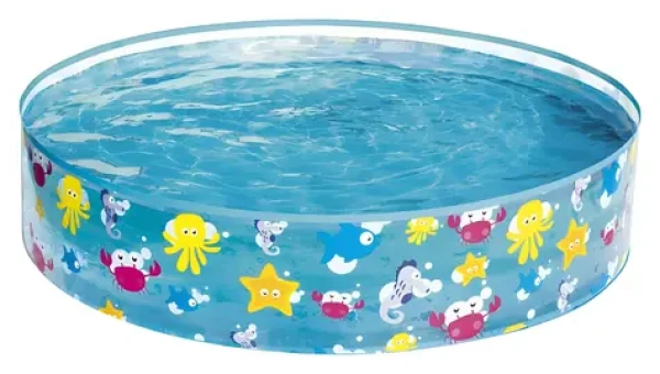 Bestway Fill-n-Fun / Nafukovací bazén / priemer 122 cm / výška 25 cm / 219 l (55028)