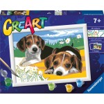 Ravensburger CreArt Šteňatá Jack Russella