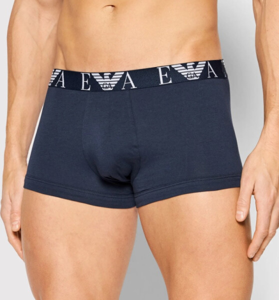 Pánske boxerky 3Pack modrá mix Emporio Armani modrá mix