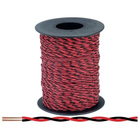 Donau Elektronik 210-10-100 opletenie / lanko 2 x 0.04 mm² + 2 x 0.04 mm² červená, čierna 100 m; 210-10-100