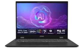 MSI Prestige 16 AI+ Evo B2VMG sivá / 16" QHD+ / Intel Core Ultra 9 288V 3.3GHz / 32GB / 1TB SSD / Intel Arc / W11P (9S7-15A331-031)