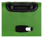 Veľký textilný kufor na kolieskach Skyline Orlando 4w L Green