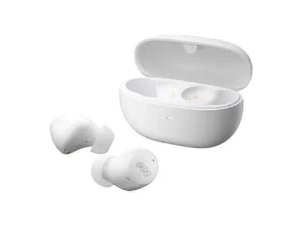 QCY HT07 ArcBuds biela / Bezdrôtové slúchadlá s mikrofónom / TWS / ANC / Bluetooth 5.2 / IPX8 / dobíjací box (HT07-white)