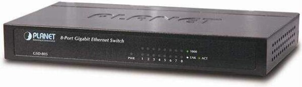 Planet GSD-805 8x 10/100/1000 Mbps
