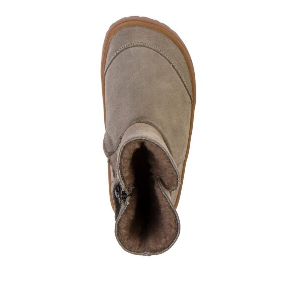 Detské zimné barefoot topánky TEX SUEDE Gray G3160250-3 - 41