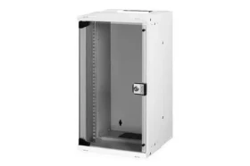 Digitus SOHO PRE 12U čierna / Nástenná skriňa / 10" / IP20 / uzamykateľné sklenené dvere (DN-49105)