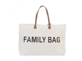 Childhome Family Bag White / Cestovná taška / 55 x 40 x 18 cm (CWFBWH)