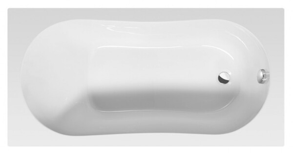 AQUALINE - JIZERA vaňa 140x70x39cm, biela G1470
