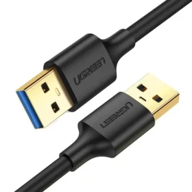 Ugreen Kábel USB-A 3.0 (M) - USB-A 3.0 (M) 0.5m čierna (6957303813698)