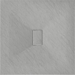 MEXEN - Hugo vanička štvorcová SMC 100 x 100, sivá 42611010