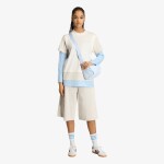 Tričko adidas Loose Layered Long Sleeve T-Shirt Off White S