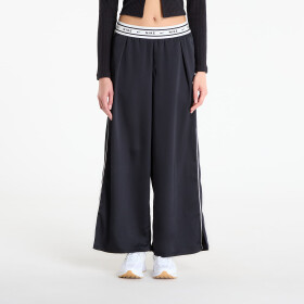 Kalhoty Nike Sportswear Women's Loose Mid-Rise Satin Pants Black/ Sail S