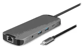 Chieftec DSC-901 Titan / Dokovacia stanica / USB-C 3.2 Gen1 / HDMI 2.0 / 2x USB-A / GLAN / SD/microSD (DSC-901)