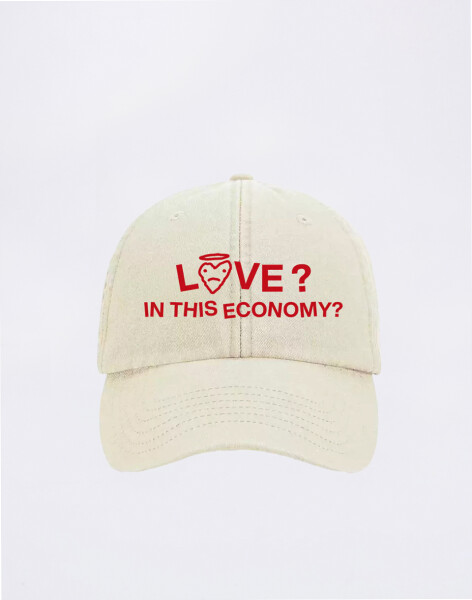 Monkey Studios Čepice Love Economy beige/red