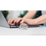 MyMedia MyDual 64GB strieborná / Flash disk / USB-C/USB-A / USB 3.2 Gen 1 / otočný konektor (69270)