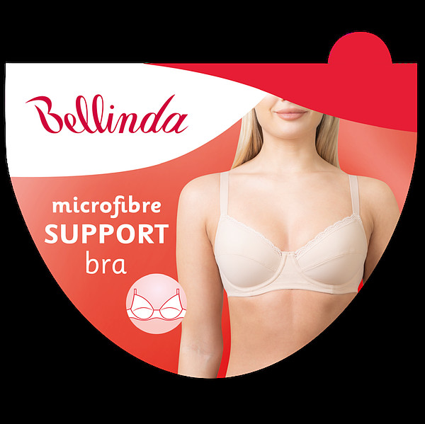 Podprsenka s kosticou SUPPORT BRA - Bellinda - čierna 75 E
