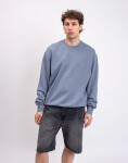 Carhartt WIP Caspian Sweat Shady Blue Heather garment dyed L