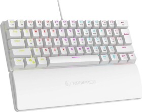 Rampage Plower K60 RMP Blue Switch (PLOWERK60-WHITE)