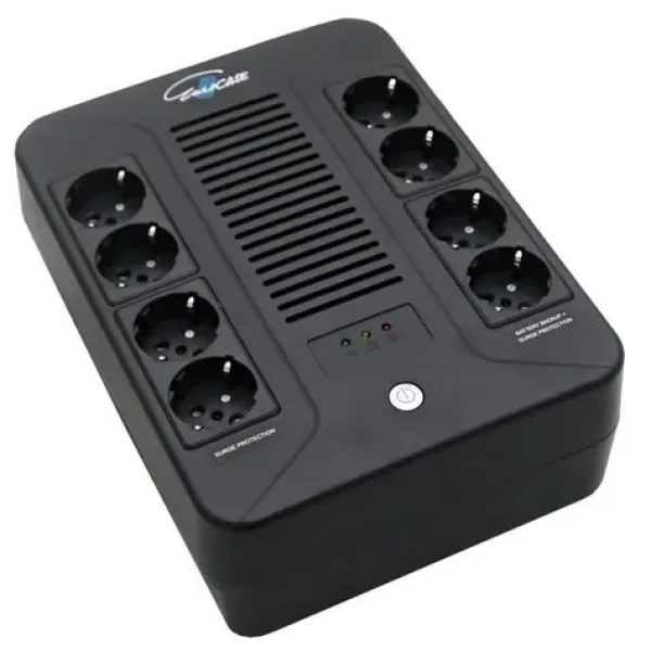 Eurocase EA200PLUS EVO / Záložný zdroj UPS / 800 VA / 480 W / line interactive / 8 zásuviek (EA200PLUS 800VA-EVO)