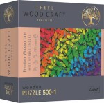 Trefl Wood Craft Origin - Puzzle - Dúhoví motýle