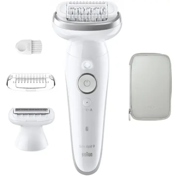 Braun SES9-030 Silk-épil 9 biela / Epilátor / 40 pinziet / Wet Dry / 2 rýchlosti (100002202427)