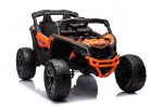 Mamido Elektrické autíčko Buggy Maverick Can-Am 4x200W 24V LCD MP4 oranžové lakované