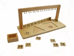 Moyo Montessori Moyo Montessori Držiak na perlový materiál (11-19)