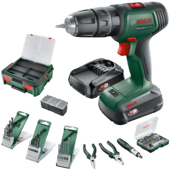 Bosch UniversalImpact 18 V 2 x akumulátor 1.5 / 2 Ah (06039D4108)