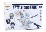 Mamido Robot dinosaurus s vystreľovačom šípok so svetlami a zvukmi biely