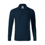 Detské tričko Pique Polo LS (tmavomodré) 146 cm/10 let
