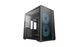 DEEPCOOL CG590 MESH 2F čierna / Skriňa PC / Midi tower / mATX / tvrdené sklo / mesh panel (R-CG590MESH-BKANA2-G)