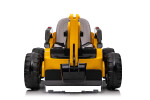Mamido Mamido Detský elektrický bager CAR-26B žltý | 4x4 | RC 2.4Ghz | EKO koža | 12V10Ah