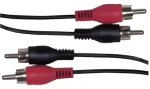 Schwaiger čierna / Prepojovací audio kábel / 2x Cinch - 2x Cinch / 10 m (CIK5125533)