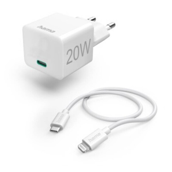 Hama rýchla USB-C nabíjačka PD kábel USB-C Lightning