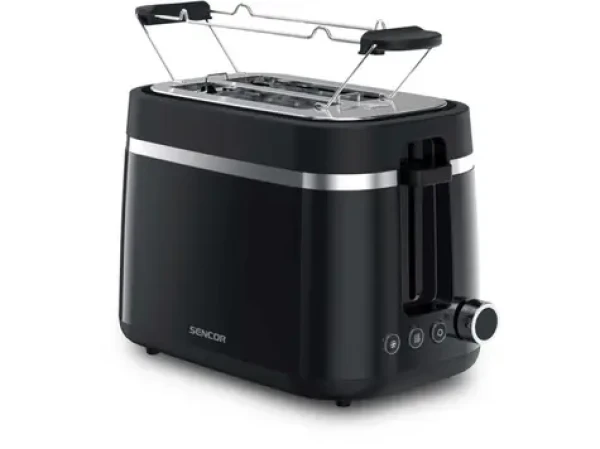 Sencor STS 2710BK čierna / Hriankovač / 900W / 2 sloty (8590669388820)