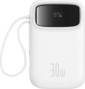 Baseus Powerbank Baseus QPow 2 10000mAh 30W (biały)