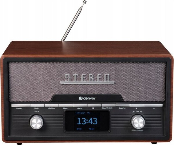 Denver Denver Retro DAB+/FM Radio mit CD/BT/USB MDA-525DW