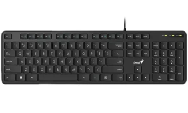 GENIUS Slimstar M200 čierna /Kancelárska klávesnica / drôtová / USB / CZ+SK layout (31310019403)