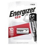 Energizer CR123A 1ks 7638900052008