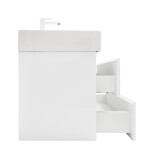 Kúpeľňová skrinka s umývadlom SAT B-Way 119x50x45 cm biela lesk BWAY2120WU2BB BWAY2120WU2BB