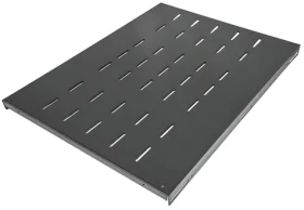 Intellinet polica do racku čierna / Polica do racku / 19" / 1U / hĺbka 600 mm / nosnosť 100 kg (712576)