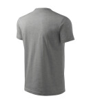 Klasické unisex tričko tmavosivé 2XL