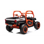 Mamido Detské elektrické autíčko Farmer Truck UTV Racing 4x4 24V biele
