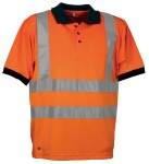 Reflexné pracovné tričko Cofra MIRROR Farba: Reflexná oranžová, Veľkosť: 2XL (CAMIRROR_01_2XL)